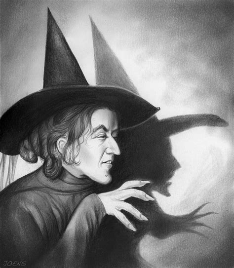 Tales from the Shadows: Drawing a Sinister Wicked Witch of the West